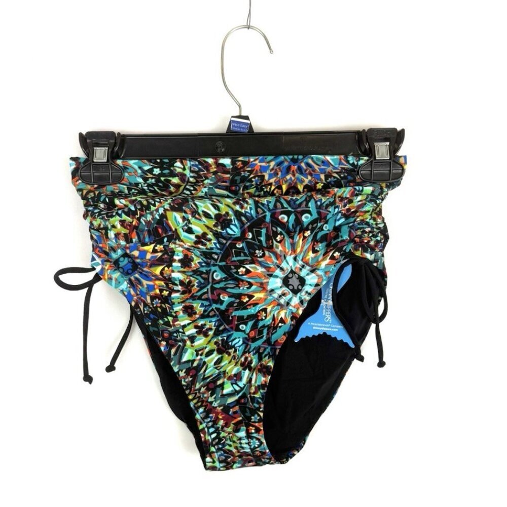 Skinny Dippers Women’s High Rise Bikini Bottom Size S